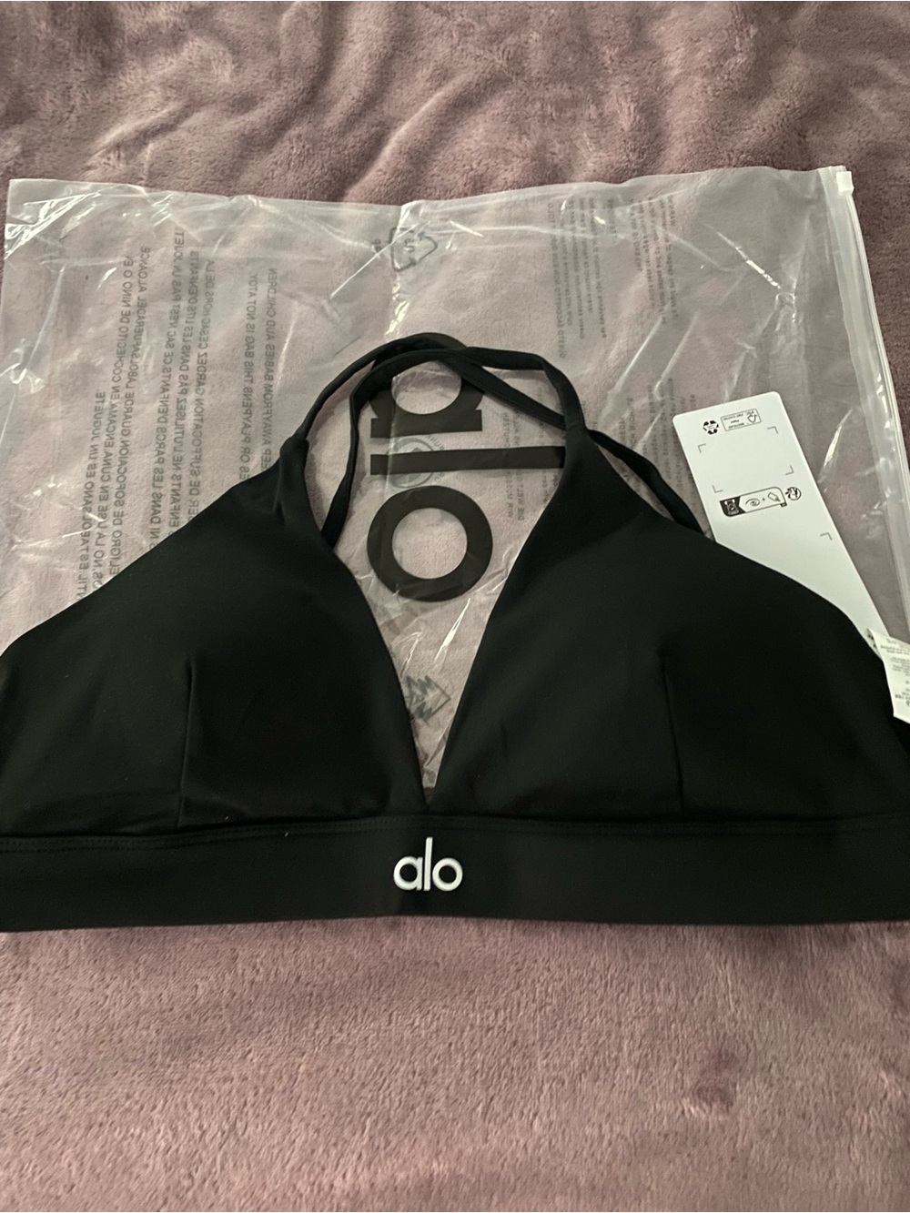 ALO Yoga Black Sports Bra